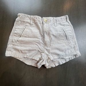 Blue Striped Shorts From American Eagle. Size:00